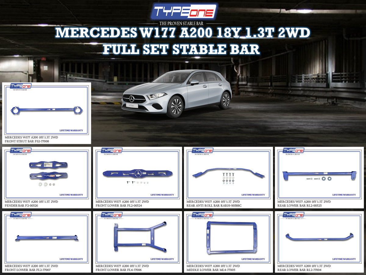 (TYPEONE) MERCEDES W177 A200 18Y 1.3T 2WD