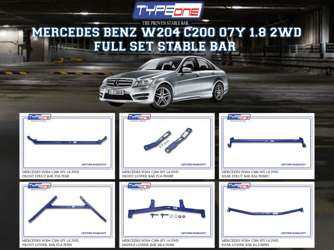 (TYPEONE) MERCEDES BENZ W204 C200 07Y 1.8 2WD