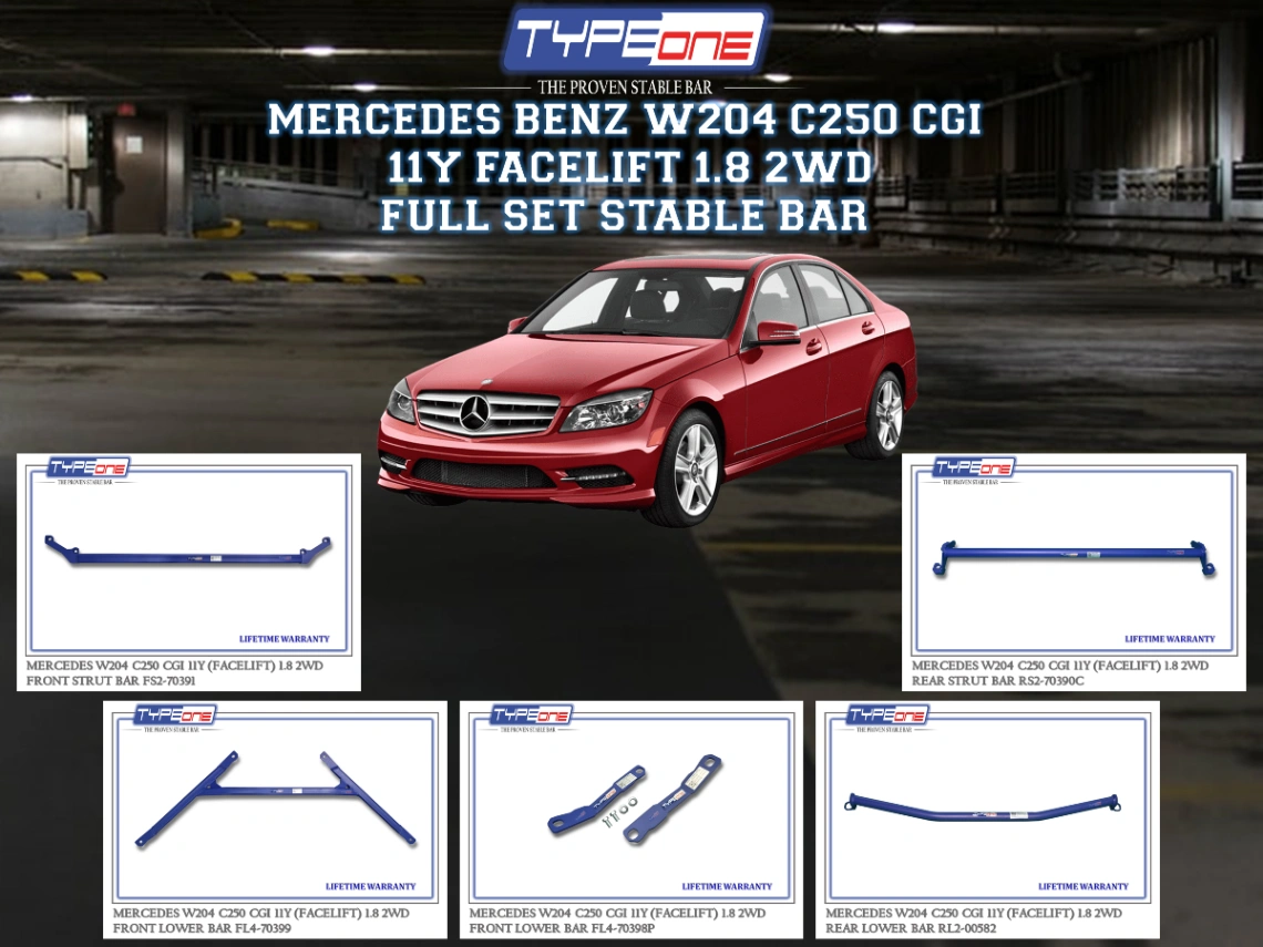 (TYPEONE) MERCEDES BENZ W204 C250 CGI 11Y (FACELIFT) 1.8 2WD
