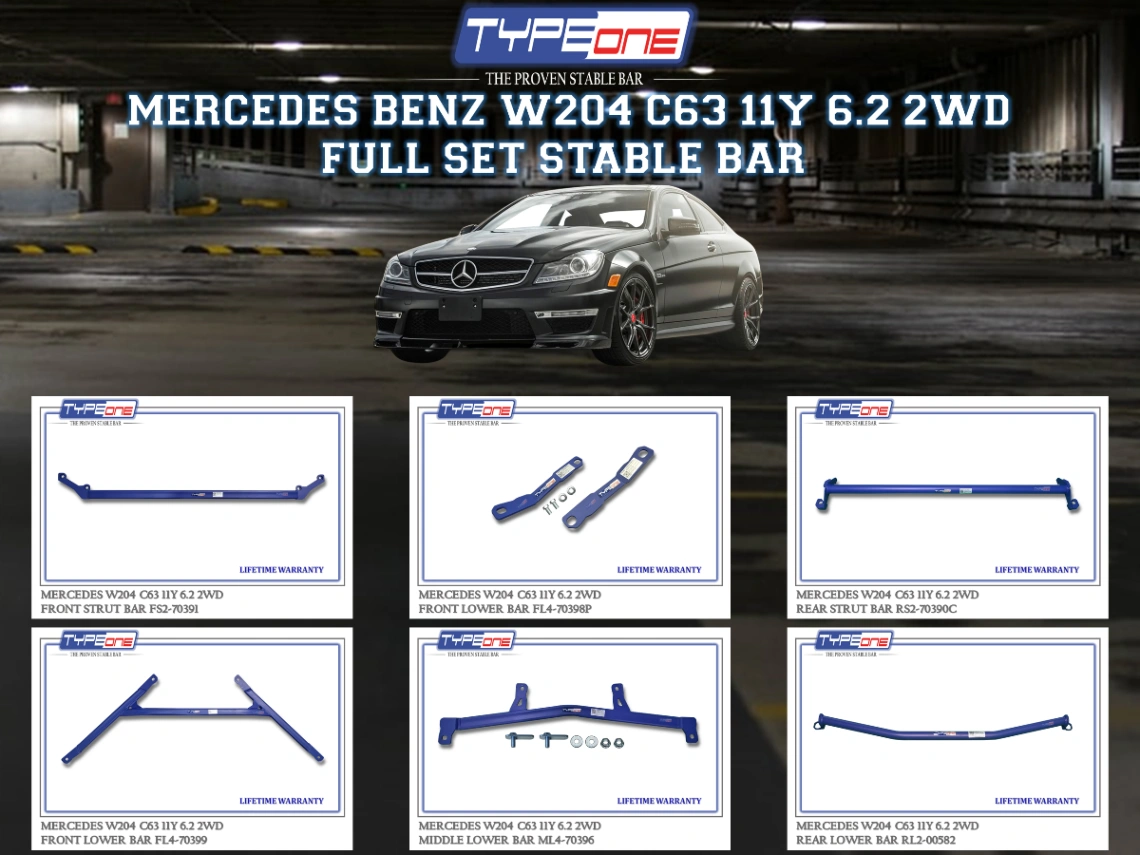 (TYPEONE) MERCEDES BENZ W204 C63 11Y 6.2 2WD