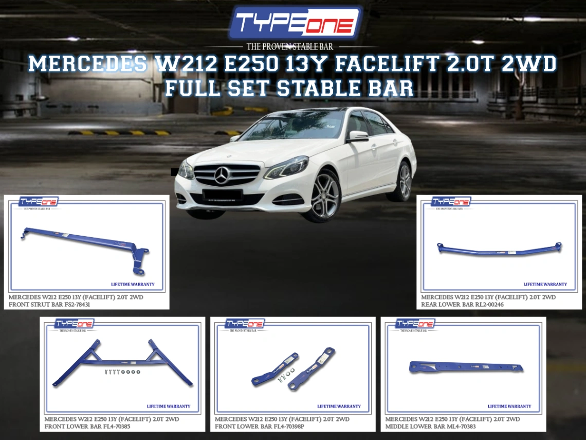 (TYPEONE) MERCEDES BENZ W212 E250 13Y (FACELIFT) 2.0T 2WD