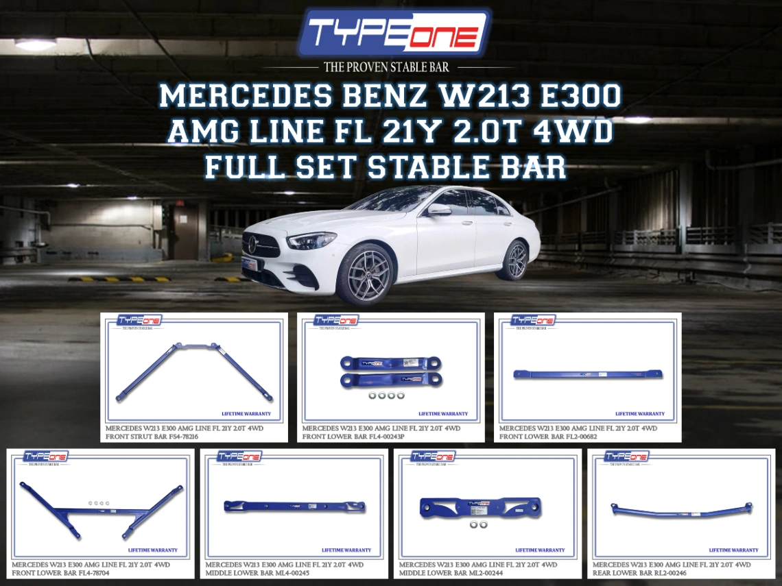 (TYPEONE) MERCEDES BENZ W213 E300 AMG LINE FL 21Y 2.0T 4WD