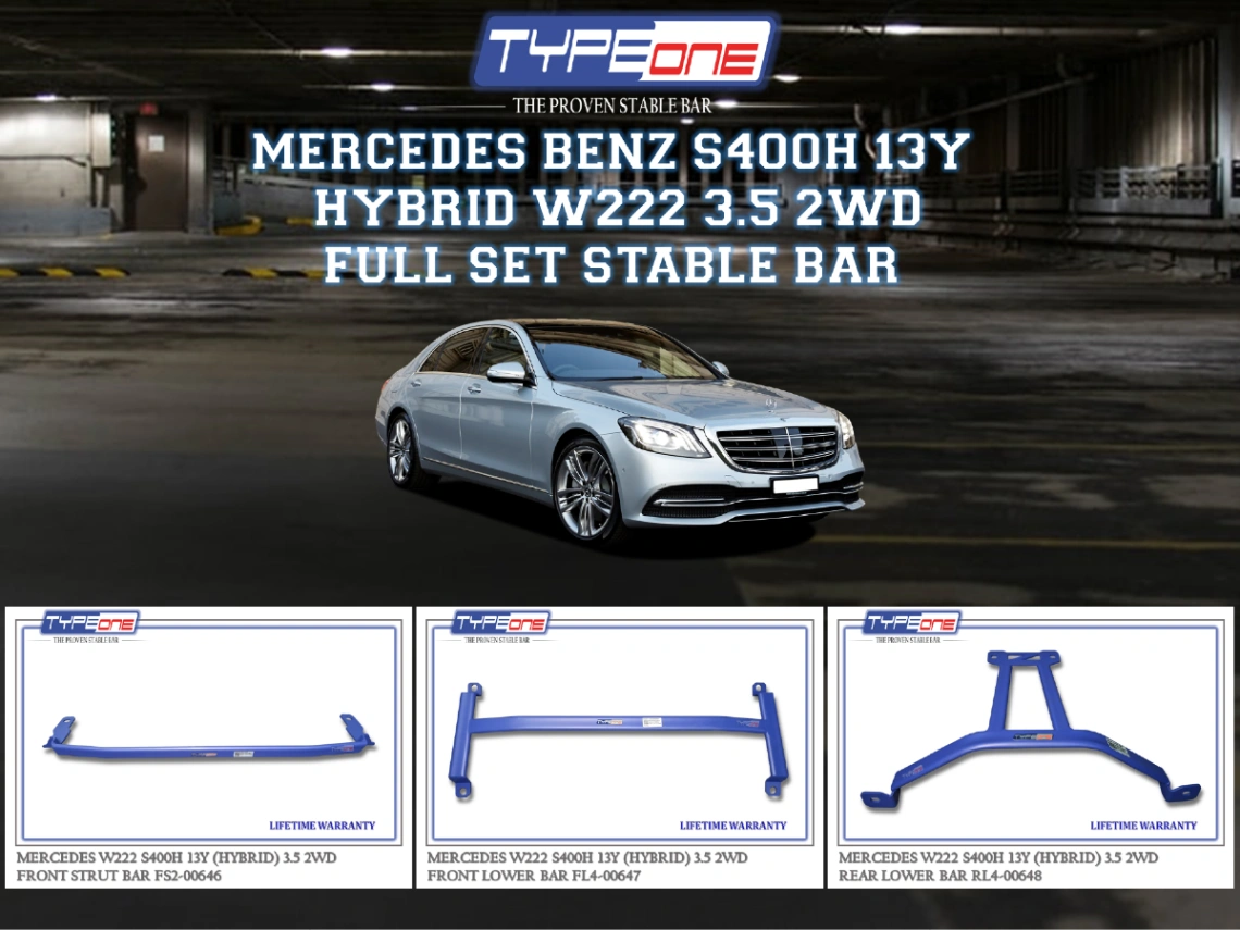 (TYPEONE) MERCEDES BENZ W222 S400H 13Y (HYBRID) 3.5 2WD