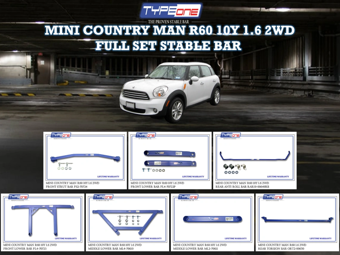(TYPEONE) MINI COUNTRY MAN R60 10Y 1.6 2WD