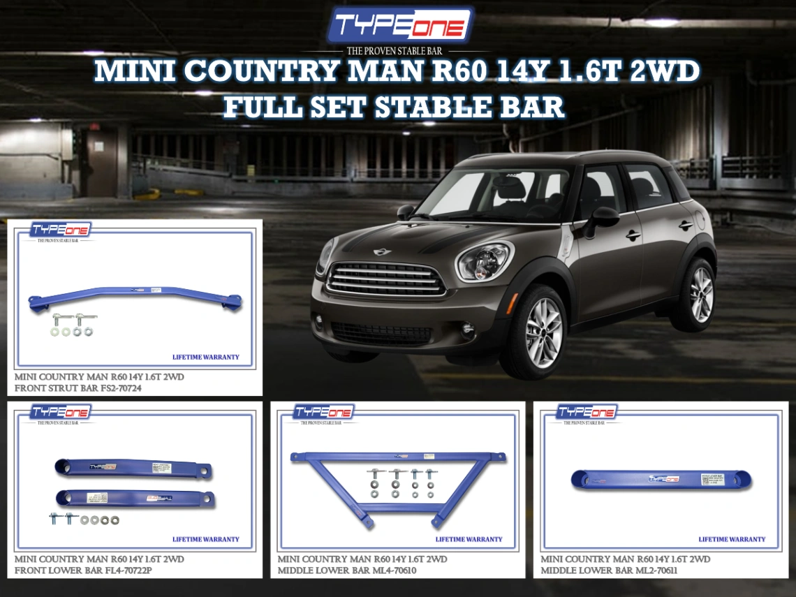 (TYPEONE) MINI COUNTRY MAN R60 14Y 1.6T 2WD