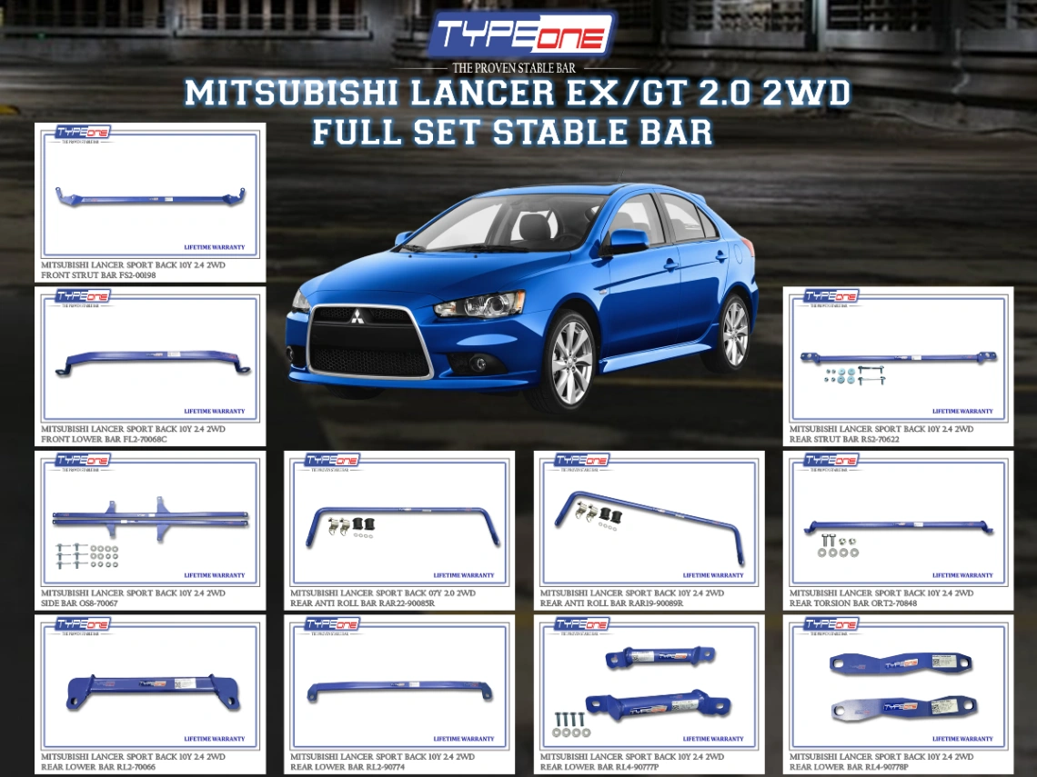 (TYPEONE) MITSUBISHI LANCER SPORT BACK 10Y 2.4 2WD