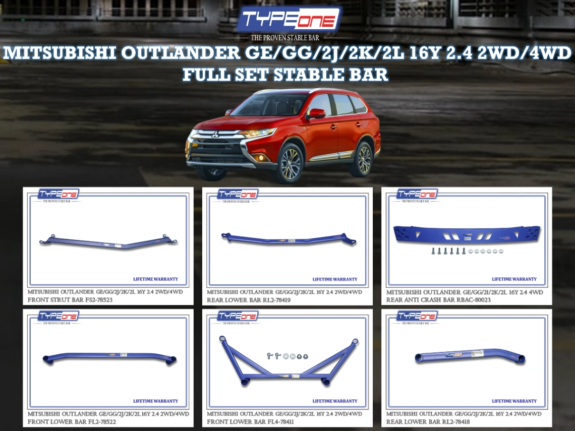 (TYPEONE) MITSUBISHI OUTLANDER GE,GG,2J,2K,2L 16Y 2.4 2WD OR 4WD