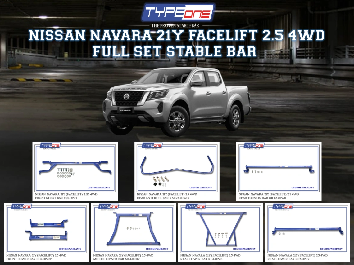 (TYPEONE) NISSAN NAVARA 21Y FACELIFT 2.5 4WD.