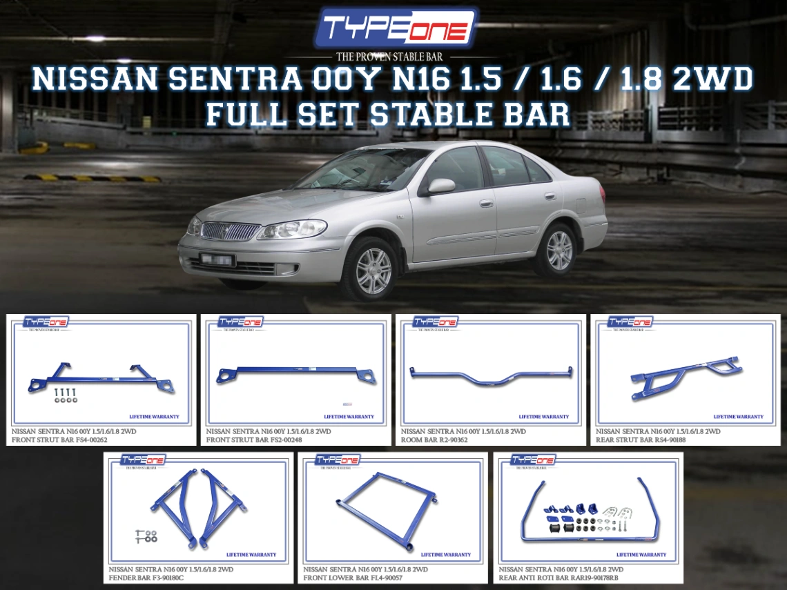(TYPEONE) NISSAN SENTRA N16 00Y