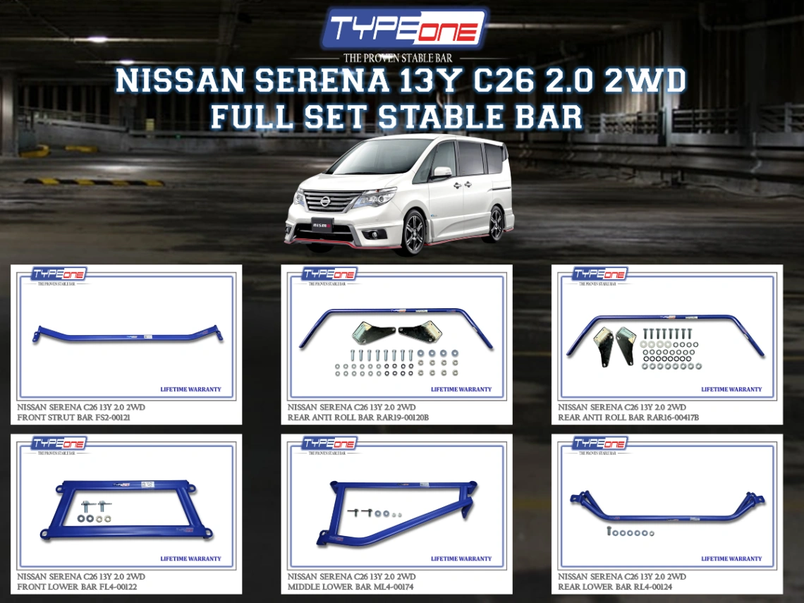 (TYPEONE) NISSAN SERENA 13Y 2.0 C26 2WD