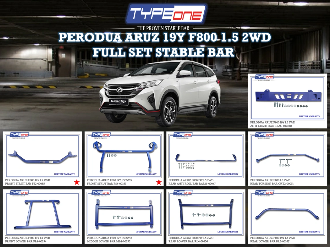 (TYPEONE) PERODUA ARUZ 19Y F800 1.5 2WD