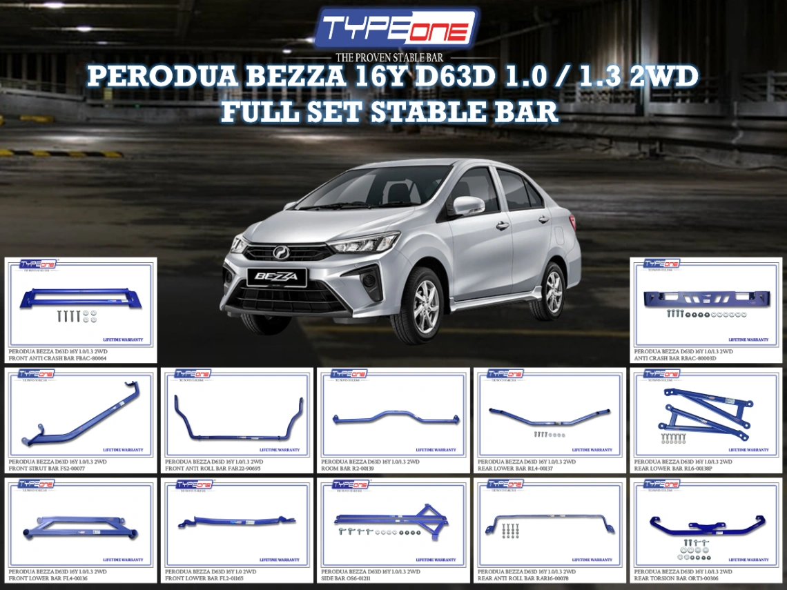 (TYPEONE) PERODUA BEZZA 16Y D63D 1.0 OR 1.3 2WD