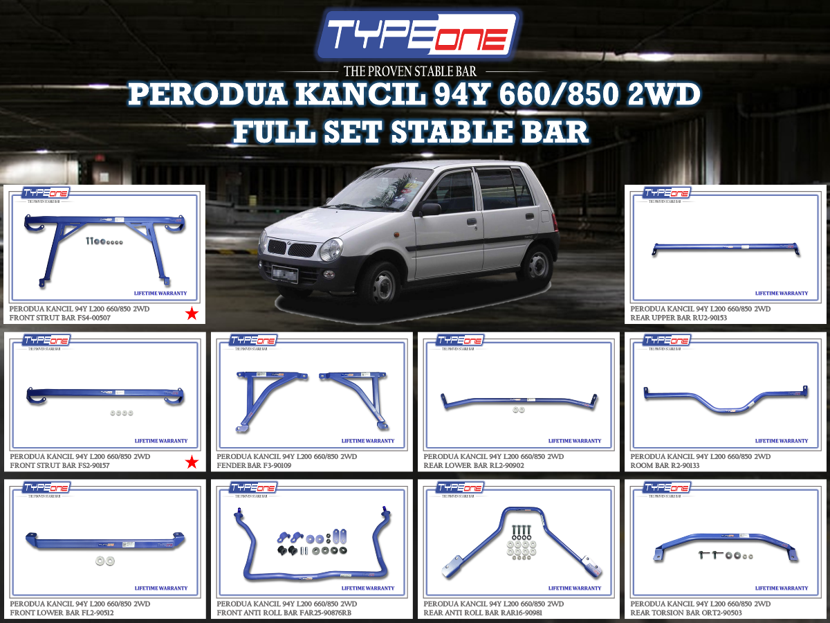 (TYPEONE) PERODUA KANCIL 94Y 660 OR 850 2WD