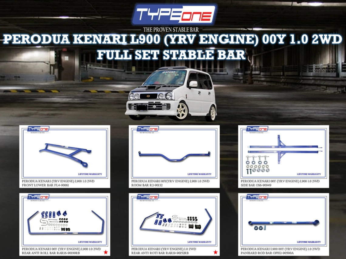 (TYPEONE) PERODUA KENARI L900 (YRV ENGINE) 00Y 1.0 2WD