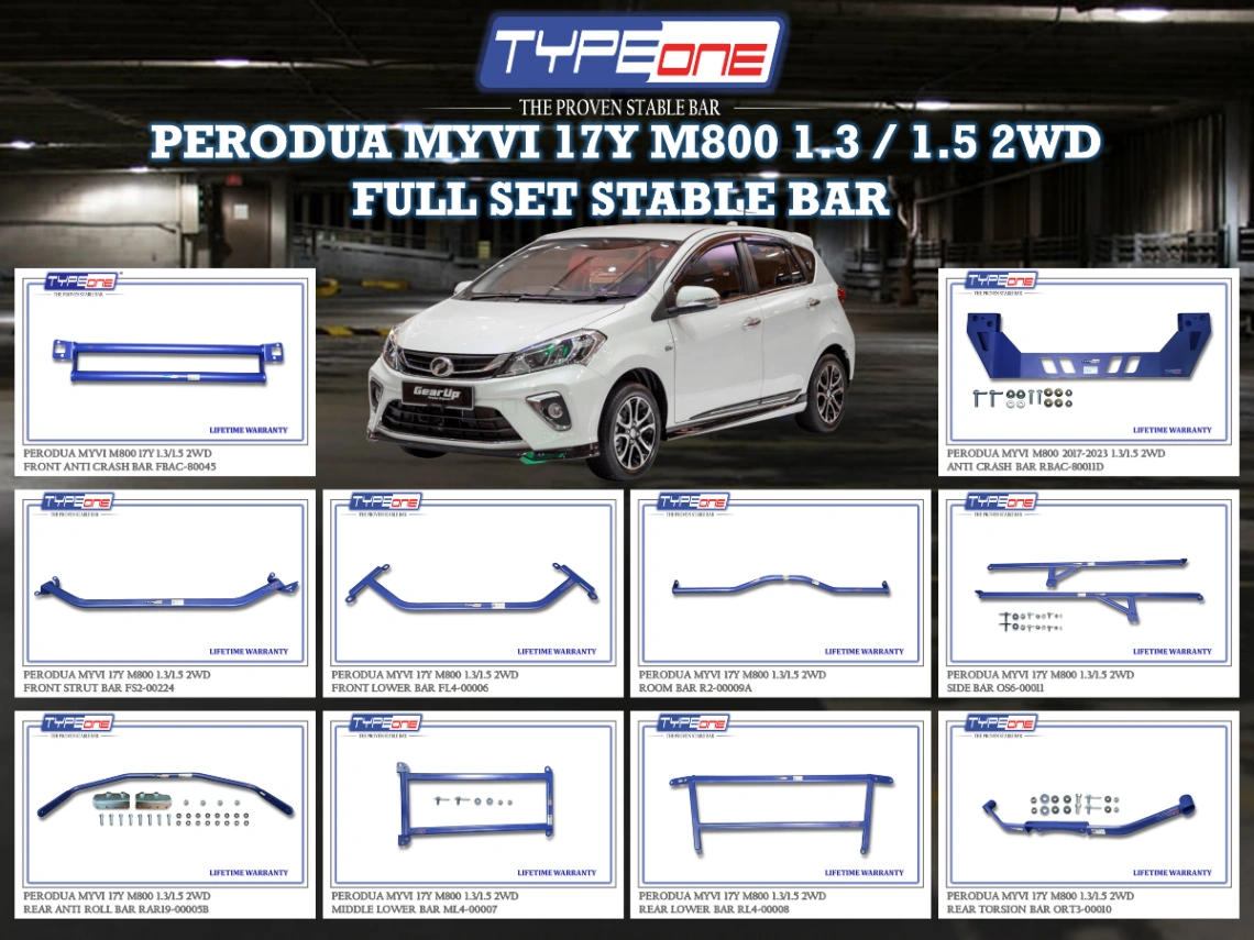 (TYPEONE) PERODUA MYVI 17Y M800 1.5 2WD