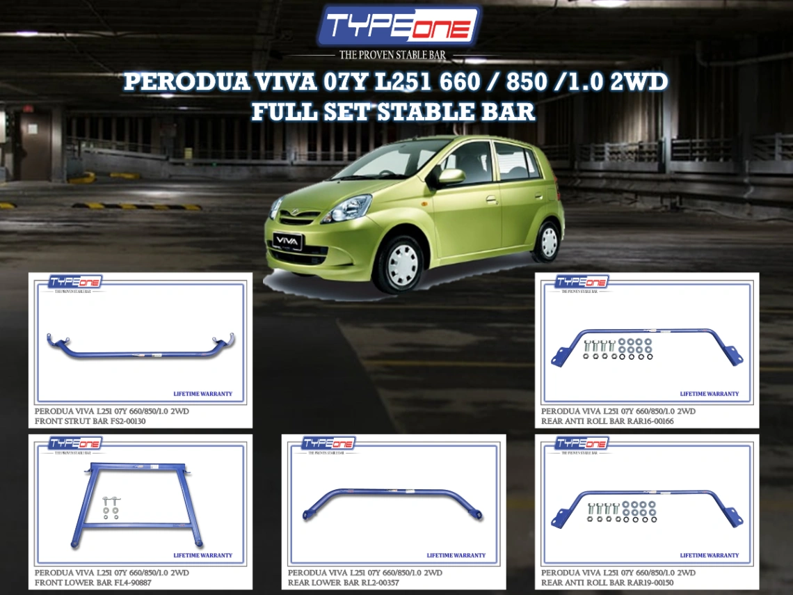 (TYPEONE) PERODUA VIVA 07Y L251 660 OR 850 1.0 2WD