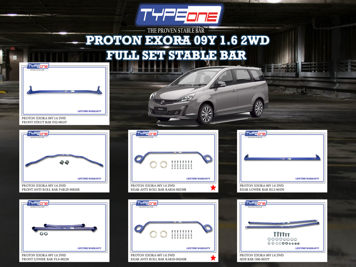 (TYPEONE) PROTON EXORA 09Y 1.6 2WD