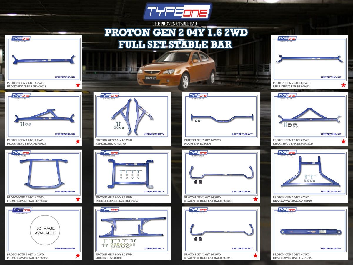 (TYPEONE) PROTON GEN 2 04Y 1.6 2WD