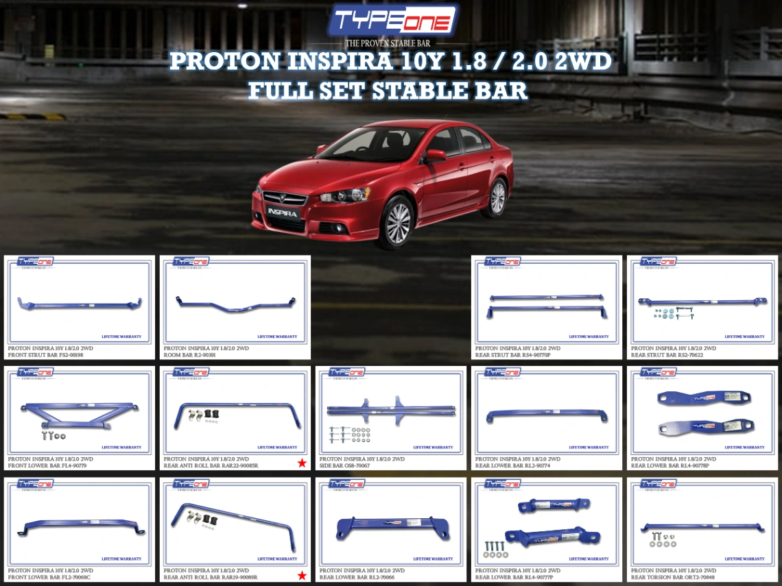 (TYPEONE) PROTON INSPIRA 10Y 1.8 OR 2.0 2WD