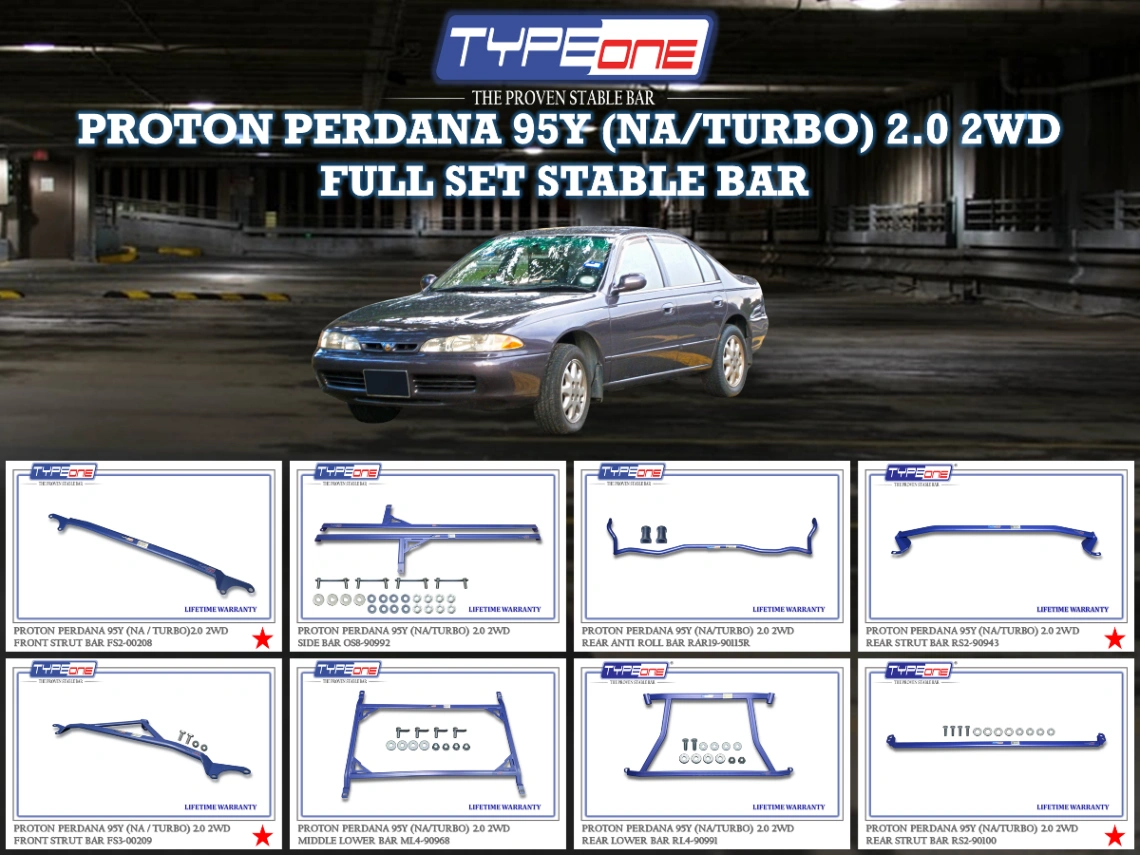 (TYPEONE) PROTON PERDANA 95Y (NA OR TURBO) 2.0 2WD