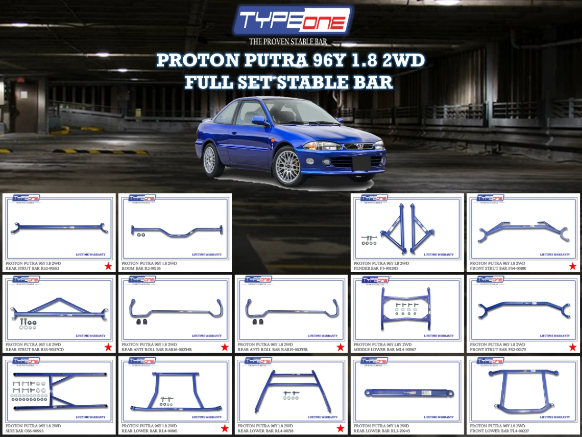 (TYPEONE) PROTON PUTRA 96Y 1.8 2WD