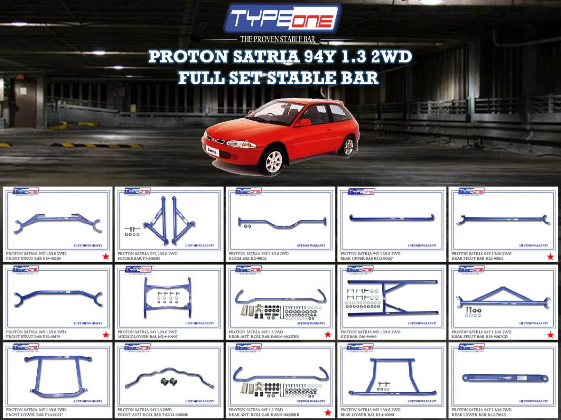 (TYPEONE) PROTON SATRIA 94Y 1.3 2WD