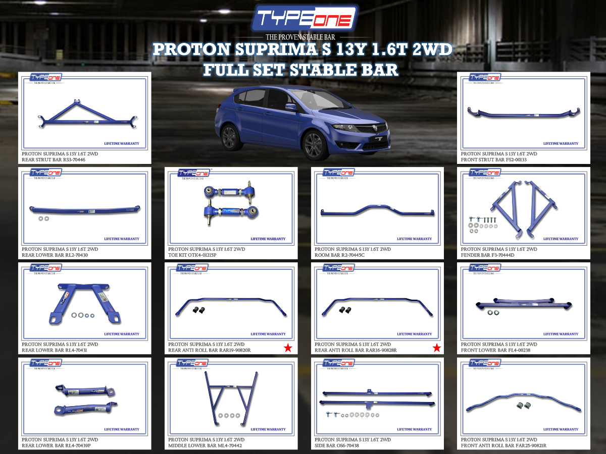 (TYPEONE) PROTON SUPRIMA S 13Y 1.6T 2WD