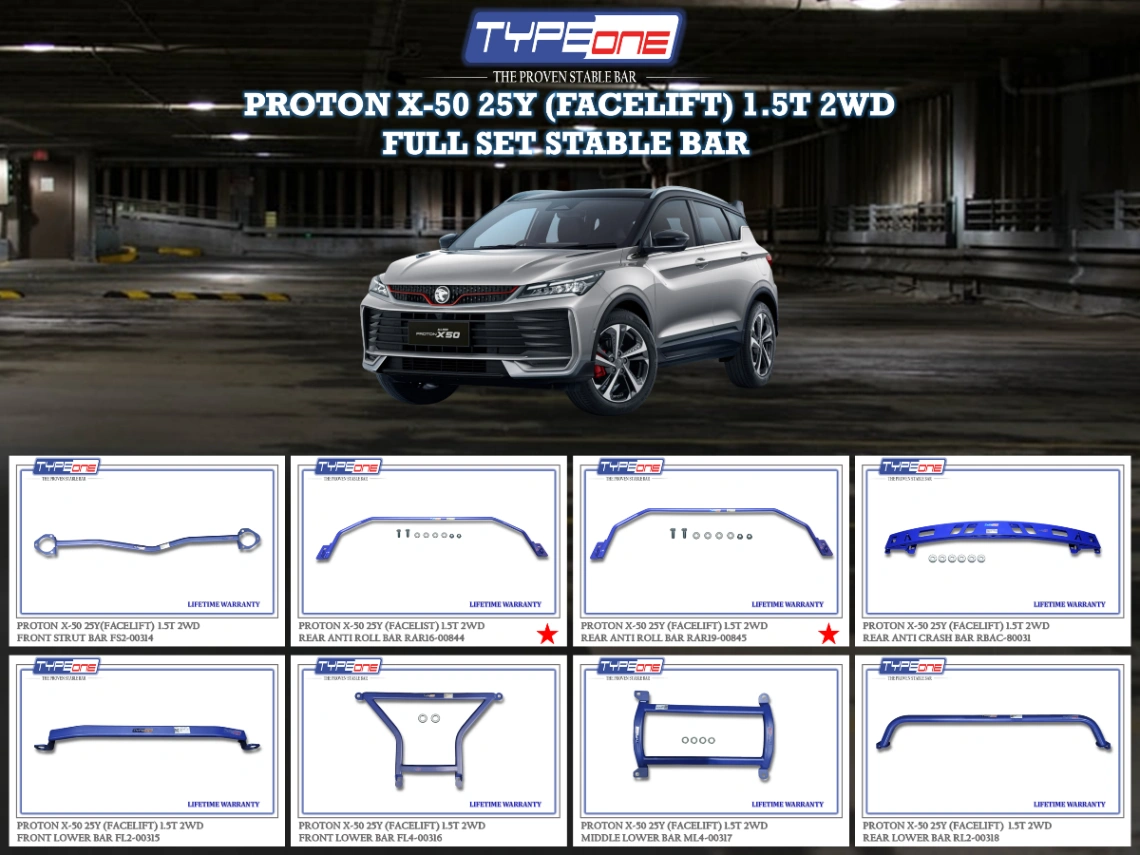 (TYPEONE) PROTON X-50 25Y (FACELIFT) 1.5T 2WD