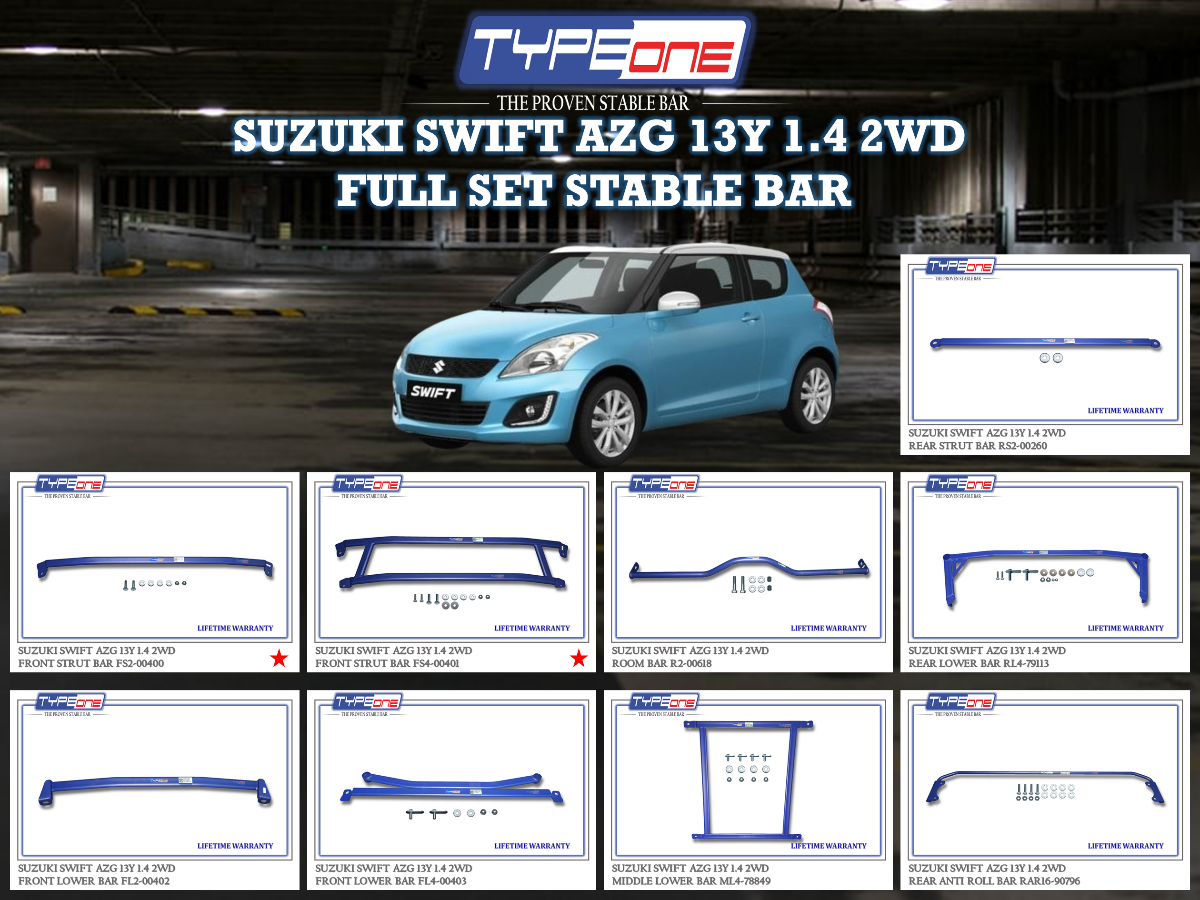 (TYPEONE) SUZUKI SWIFT AZG 13Y 1.4 2WD