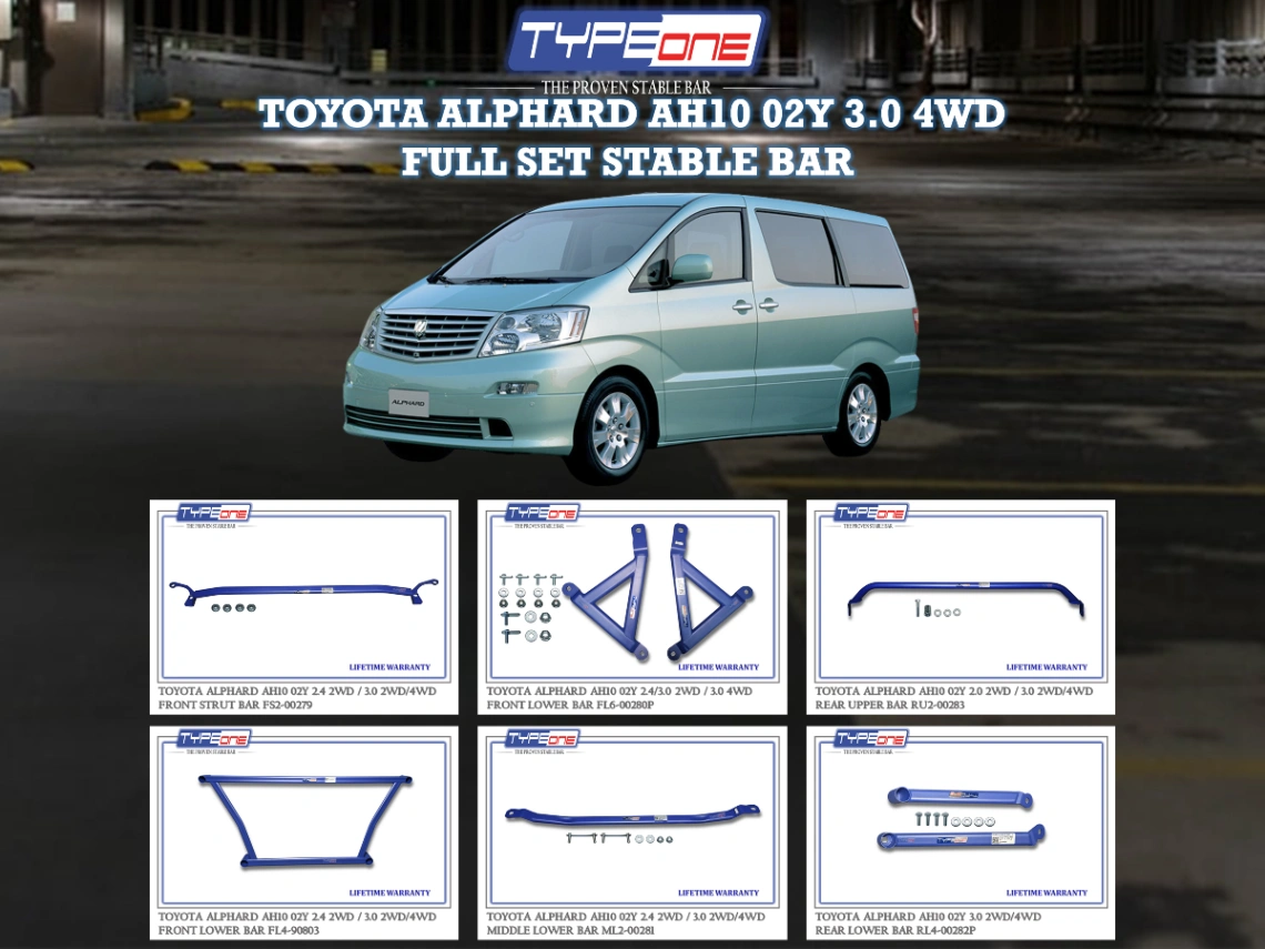 (TYPEONE) TOYOTA ALPHARD AH10 02Y 3.0 4WD