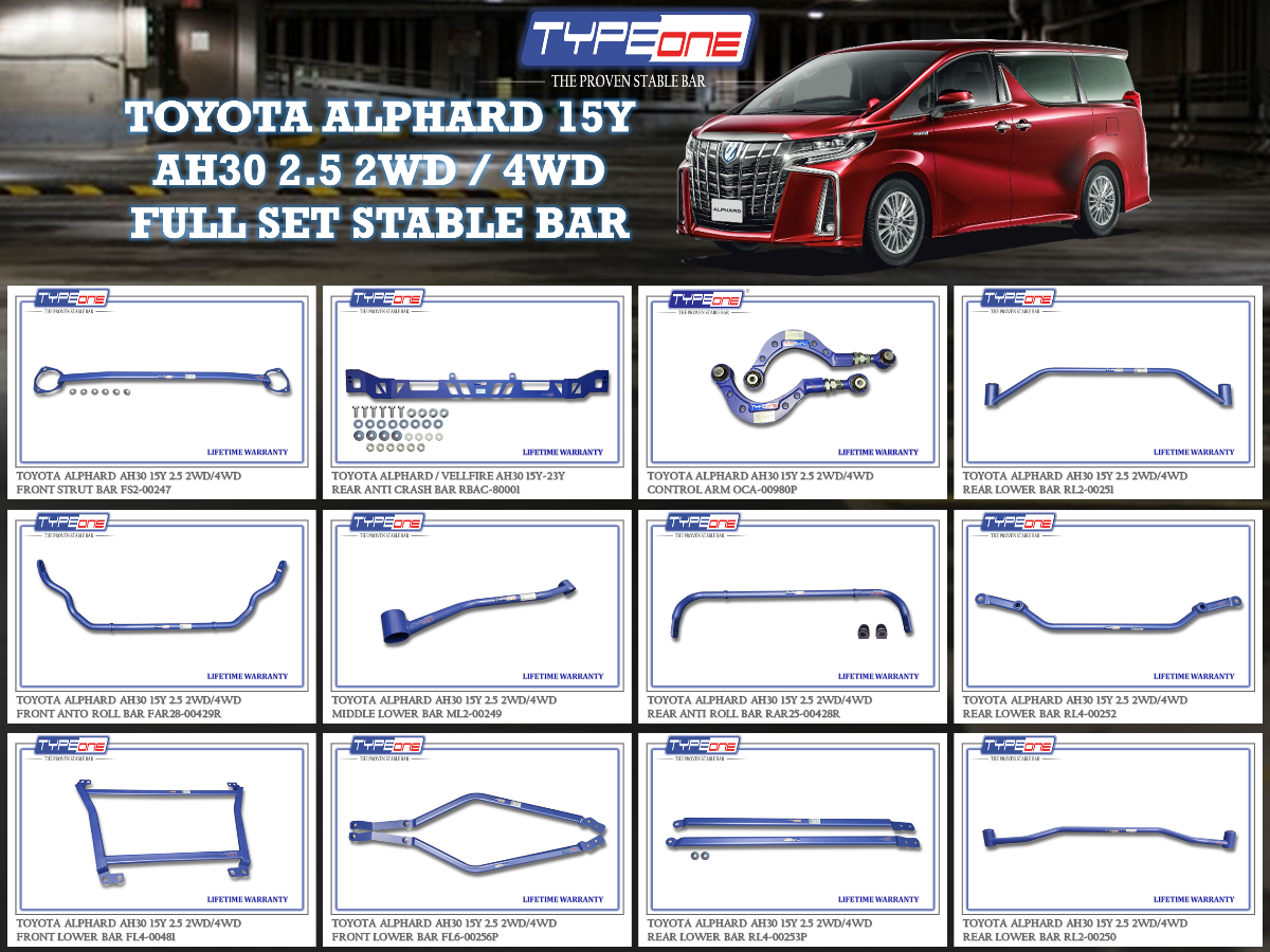 (TYPEONE) TOYOTA ALPHARD AH30 15Y 2.5 2WD OR 4WD