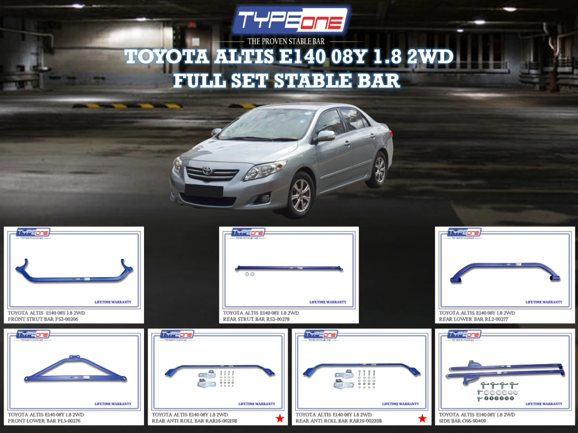(TYPEONE) TOYOTA ALTIS 08Y E140 1.8 2WD