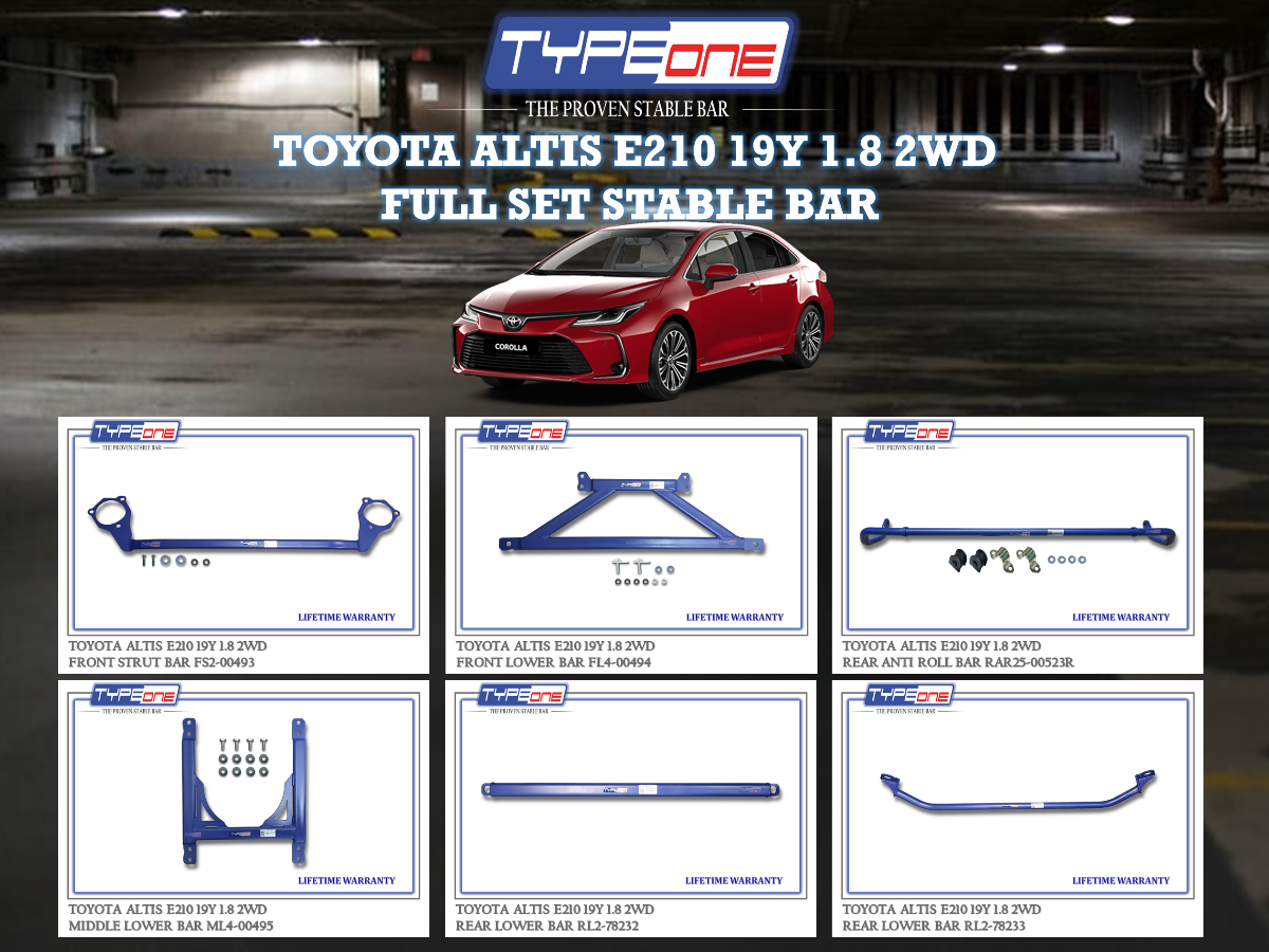 (TYPEONE) TOYOTA ALTIS 19Y E210 1.8 2WD