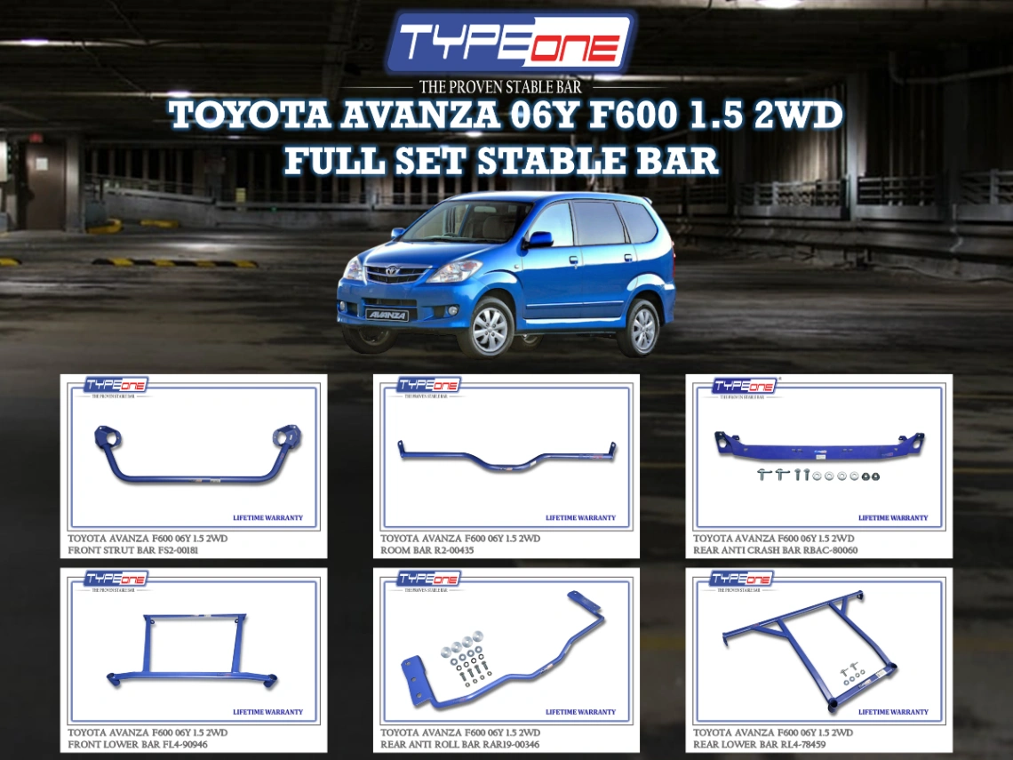 (TYPEONE) TOYOTA AVANZA 06Y F600 1.5 2WD