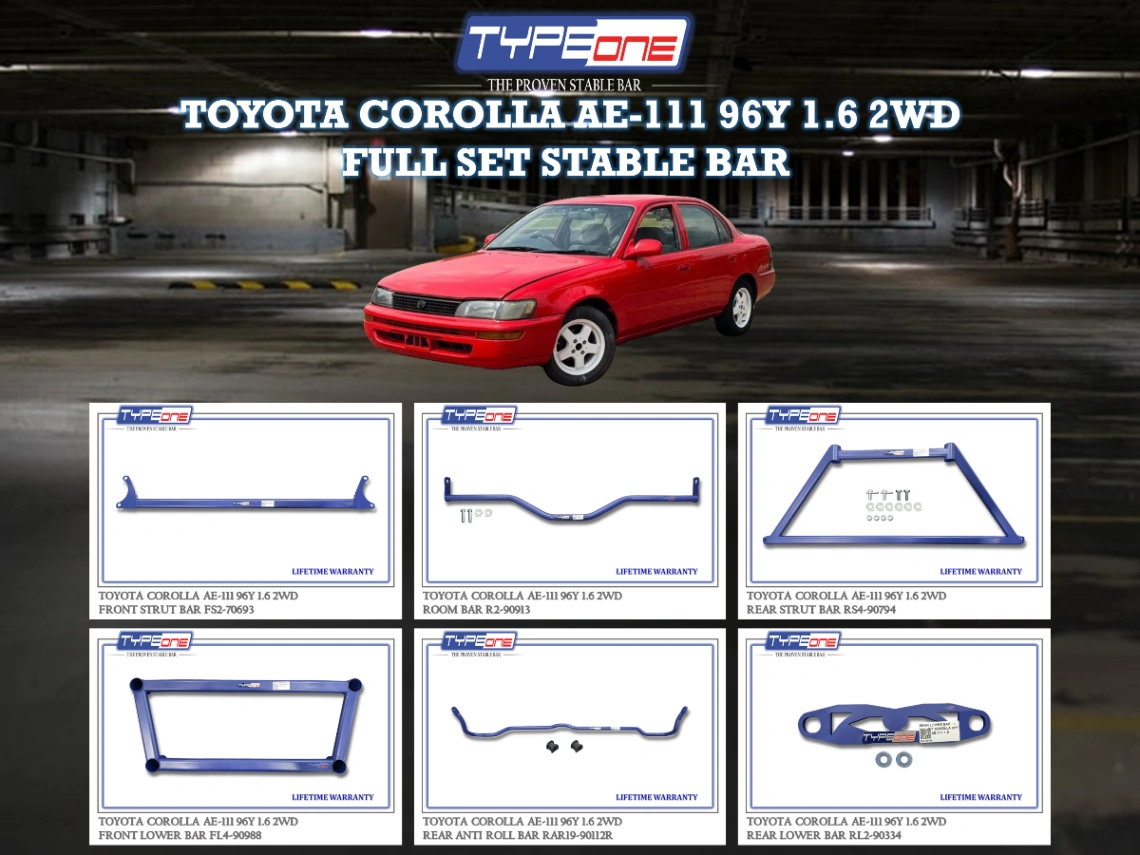 (TYPEONE) TOYOTA COROLLA AE-111 96Y 1.6 2WD