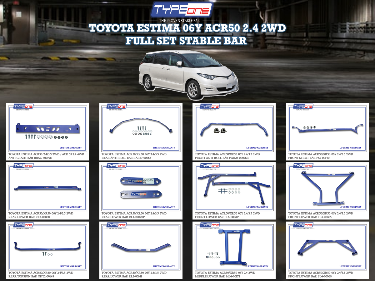 (TYPEONE) TOYOTA ESTIMA 06Y ACR50 2.4 2WD