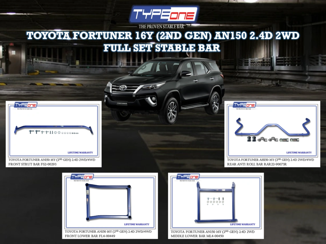 (TYPEONE) TOYOTA FORTUNER 16Y 2ND GEN 2.4D 2WD OR 4WD