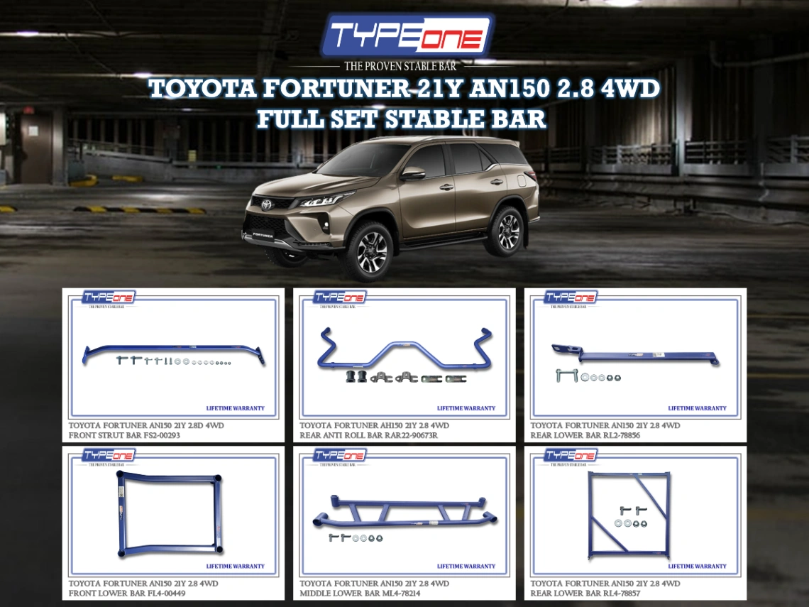 (TYPEONE) TOYOTA FORTUNER 21Y AN150 2.8 4WD