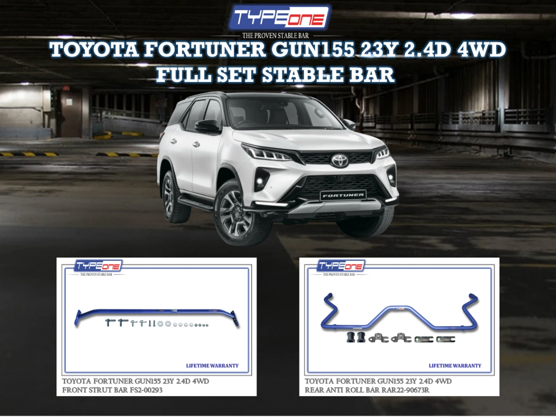 (TYPEONE) TOYOTA GUN155 FORTUNER 23Y 2.4D 4WD
