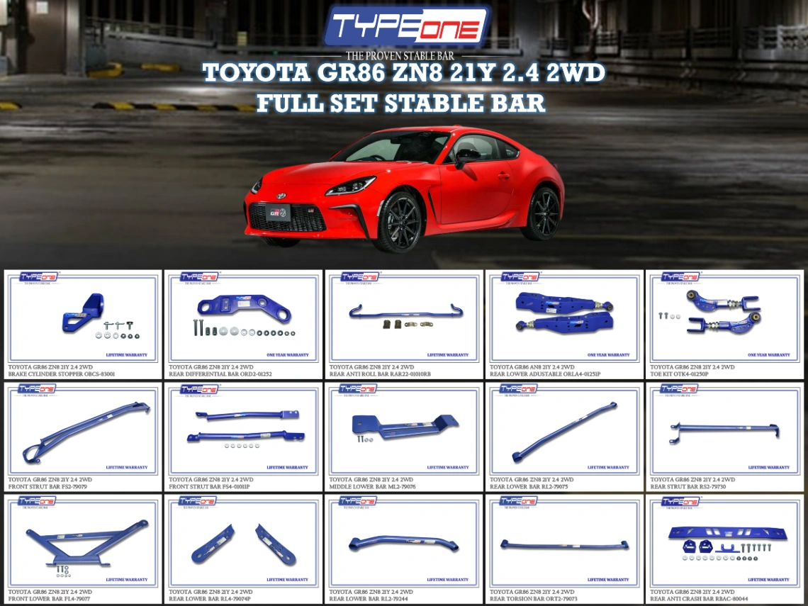 (TYPEONE) TOYOTA GR86 ZN8 21Y 2.4 2WD