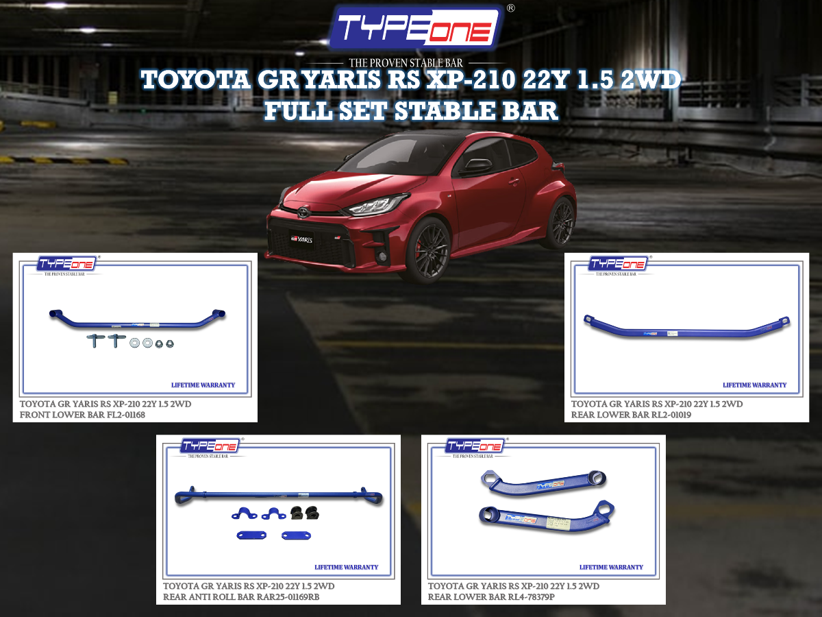 (TYPEONE) TOYOTA GR YARIS RS XP-210 22Y 1.5 2WD
