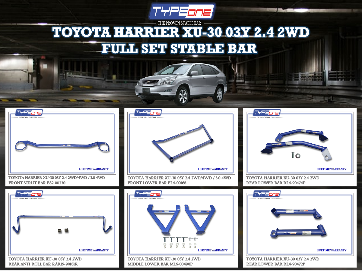 (TYPEONE) TOYOTA HARRIER 03Y XU30 2.4 2WD