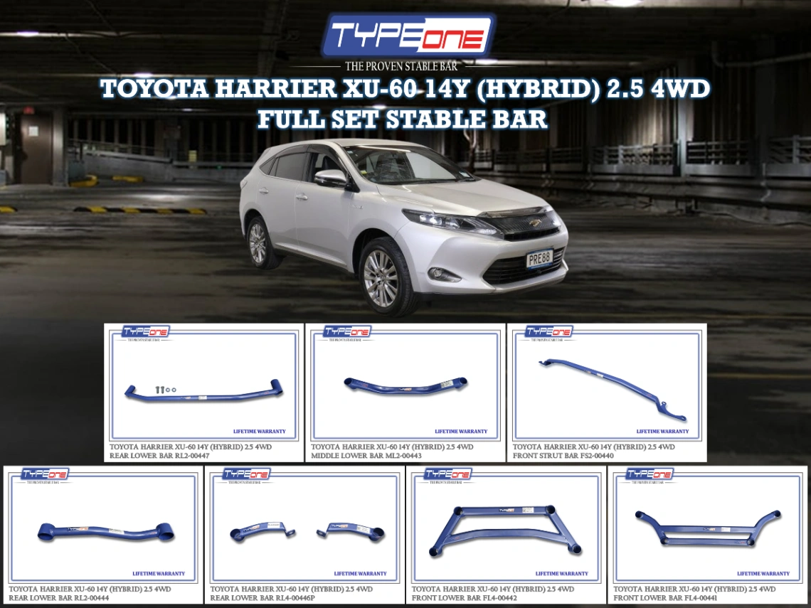 (TYPEONE) TOYOTA HARRIER XU60 14Y (HYBRID) 2.5 4WD