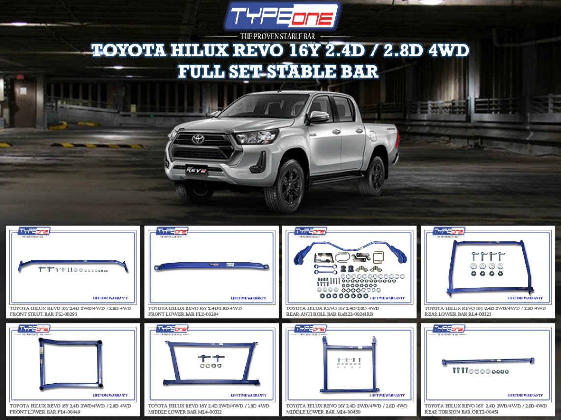 (TYPEONE) TOYOTA HILUX 16Y REVO 2.4 OR 2.8D 4WD
