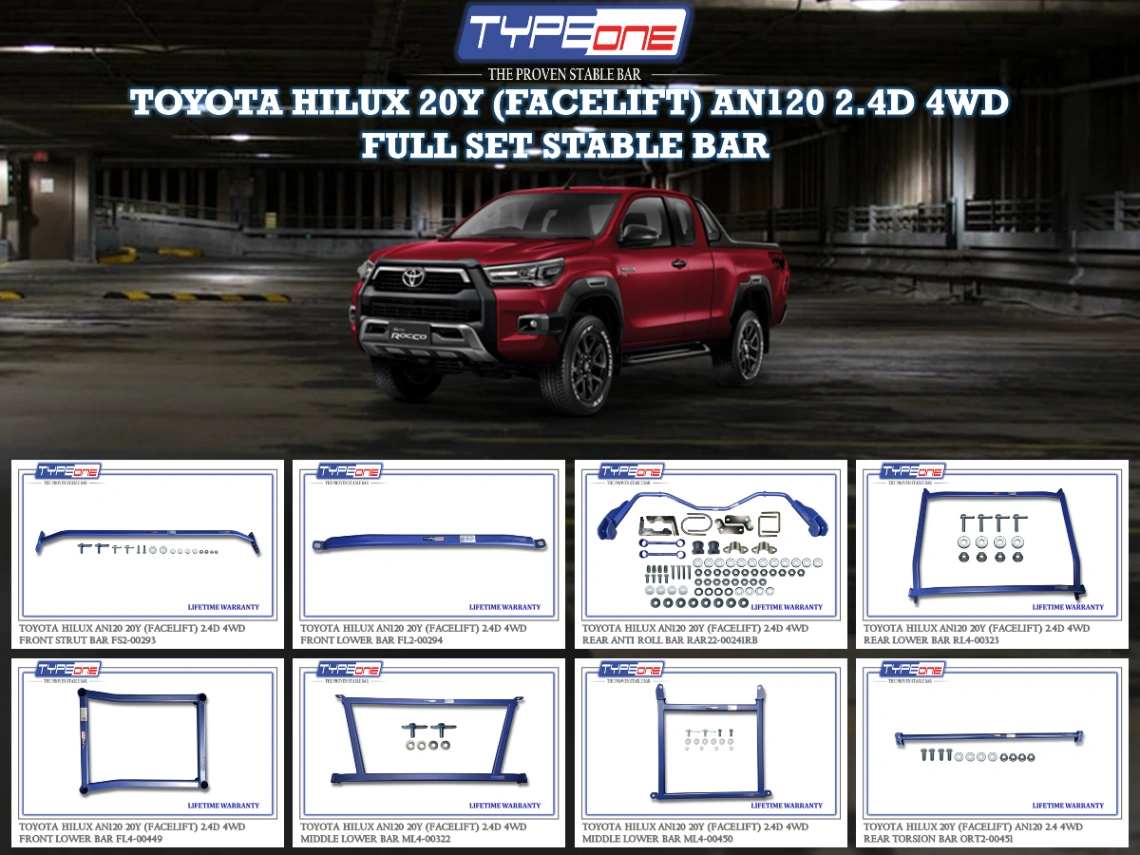 (TYPEONE) TOYOTA HILUX 20Y (FACELIFT) AN120 2.4D 4WD