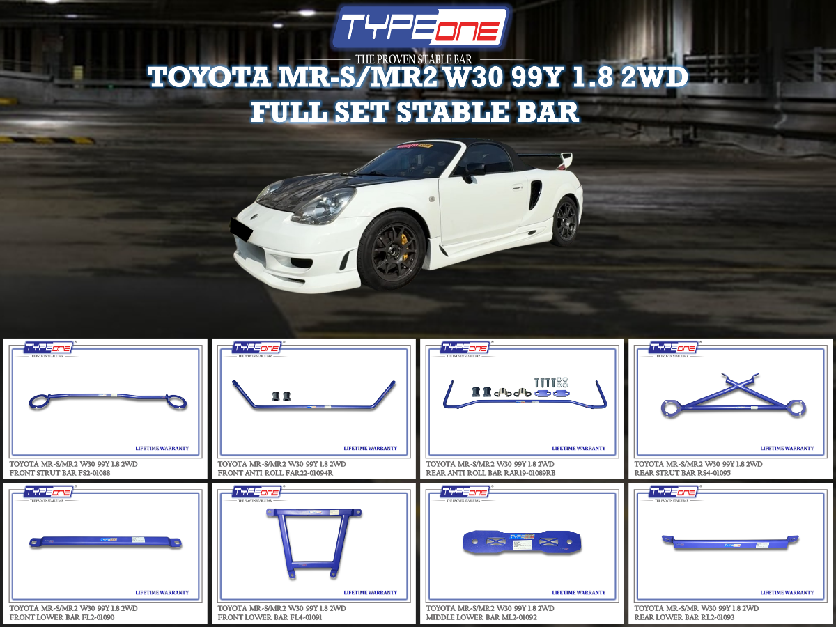 (TYPEONE) TOYOTA MR-2 OR MRS W30 99Y 1.8 2WD