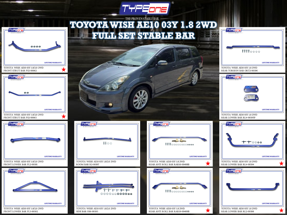 (TYPEONE) TOYOTA WISH 03Y AE10 1.8 2WD