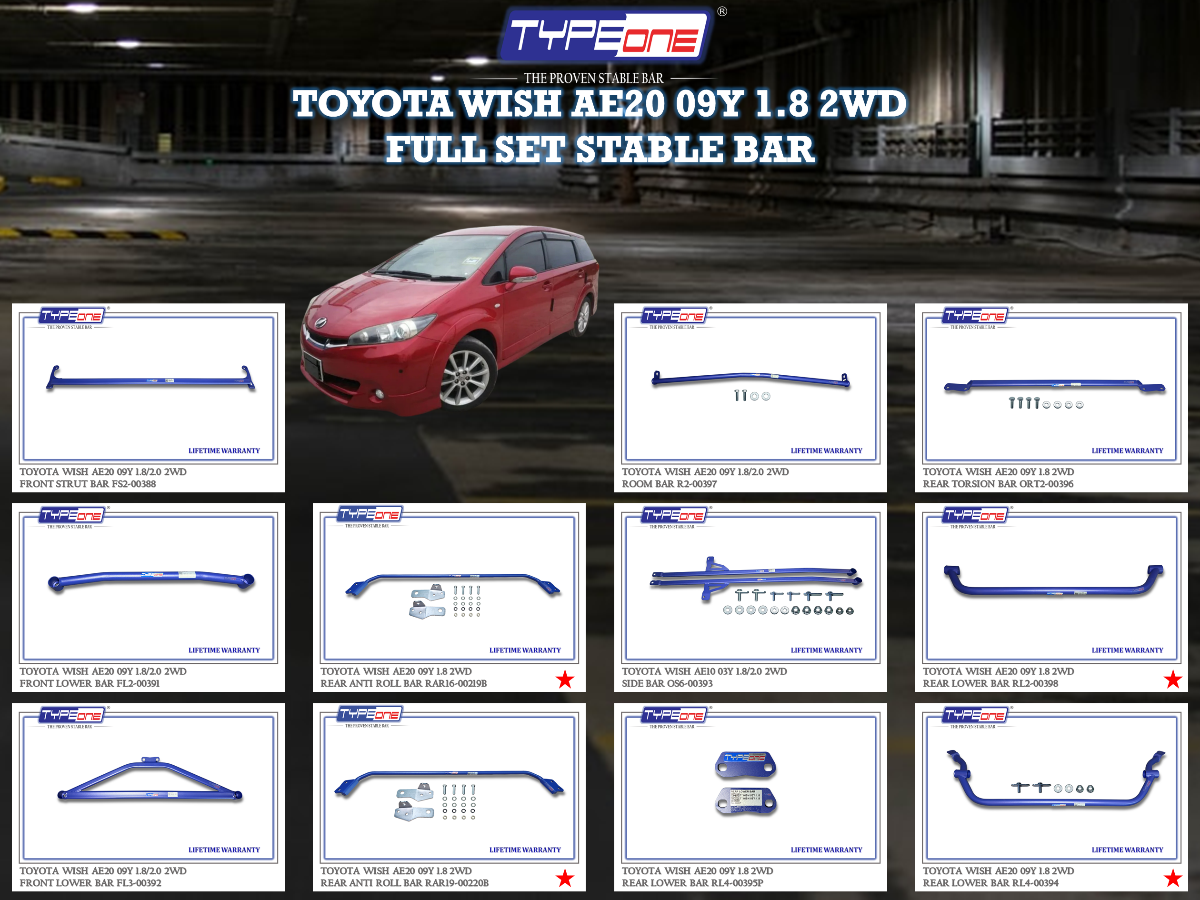 (TYPEONE) TOYOTA WISH 09Y AE20 1.8 2WD
