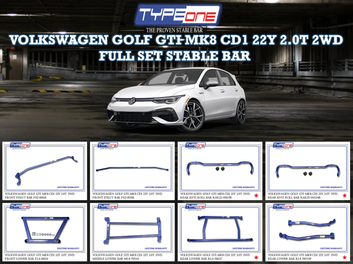 (TYPEONE) VOLKSWAGEN GOLF GTI MK8 CD1 22Y 2.0T 2WD