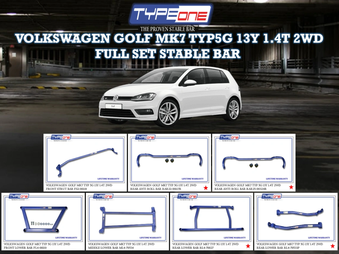(TYPEONE) VOLKSWAGEN GOLF MK7 13Y TYP5G 1.4T 2WD